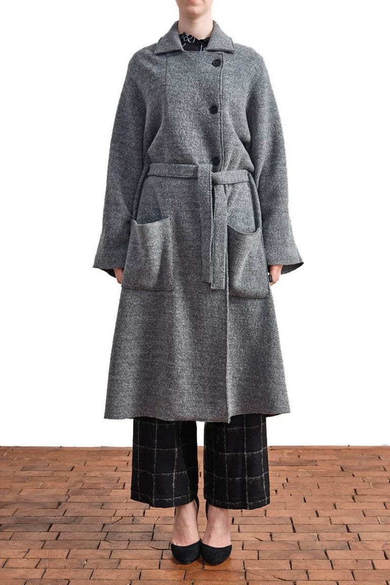 Mantel Tottori aus Wollwalk